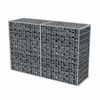 vidaXL Gabion Basket Galvanized Steel 59.1"x19.7"x39.4"