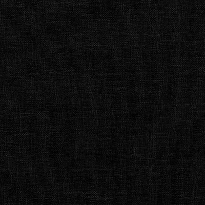 vidaXL Chaise Longue Black Fabric