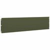 vidaXL Lawn Edgings 10 pcs Olive Green 9.8x40.6" Cold-rolled Steel