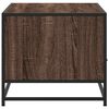 vidaXL Coffee Table Brown Oak Engineered Wood, Metal Medium Coffee Table