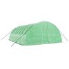 vidaXL Greenhouse Green Polyethylene (PE), Galvanized Steel Large