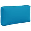 vidaXL Pallet Cushion Set of 3 Blue 100% polyester