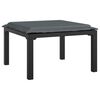 vidaXL Garden Lounge Set Black and dark grey