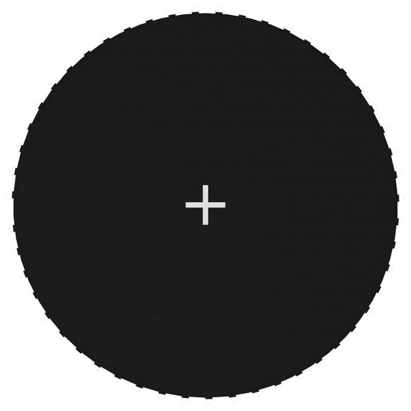 vidaXL Jumping Mat Black Polypropylene 10ft Water-resistant