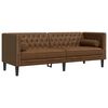 vidaXL Chesterfield Sofa Set Brown