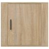 vidaXL Wall-mounted Bedside Cabinet Sonoma oak Engineered wood Medium