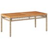 vidaXL Garden Lounge Set Mix beige and brown
