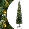 vidaXL Artificial Slim Christmas Tree 300 LEDs 82.7"