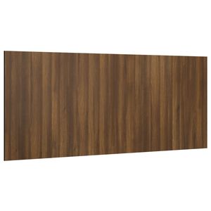 vidaXL Bed Headboard Brown Oak Engineered wood Double Stylish Design