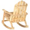 vidaXL Garden Rocking Chair Woodgrain Solid Mango Wood Standard
