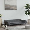 vidaXL Dog Bed Dark Grey 100x50 x 8.3 " Velvet