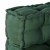 vidaXL Modular Sofa 4 pcs Green Fabric