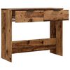 vidaXL Console Table Old wood Engineered wood Narrow Console Table