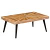 vidaXL Coffee Table Brown Solid Mango Wood Medium Durable Coffee Table