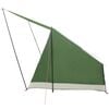 vidaXL Camping Tent with Roof Green 87.80 x 64.17 x 51.18 in Taffeta