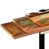 vidaXL Console Table Multicolour Solid reclaimed wood, Cast iron Large