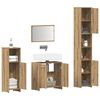 vidaXL Bathroom Furniture Set Artisan Oak Engineered wood Medium
