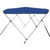 vidaXL 3 Bow Bimini Top Blue 72"x77.2"x53.9"