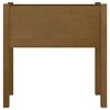vidaXL Garden Planter Honey brown Solid pinewood Medium Durable