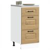 vidaXL Kitchen Base Cabinet Artisan Oak Engineered Wood Standard