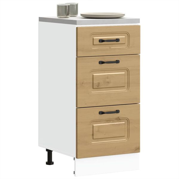 vidaXL Kitchen Base Cabinet Artisan Oak Engineered Wood Standard