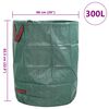 vidaXL Garden Waste Bags 4 pcs Green 66 x 66 x 83.5 cm Polypropylene