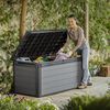 Keter Outdoor Storage Box Gray Polypropylene Large Storage