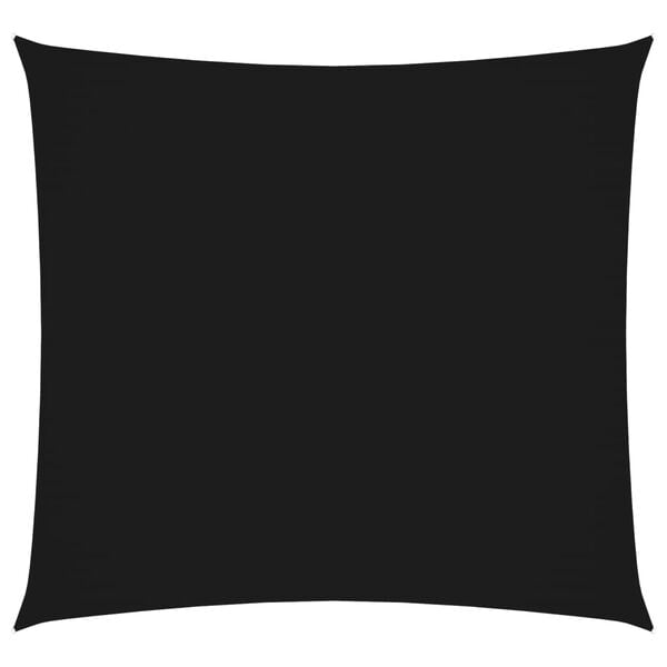 vidaXL Sunshade Sail Oxford Fabric Square 23.0x23.0' Black