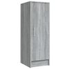 vidaXL Shoe Cabinet Gray Sonoma Engineered wood Medium