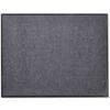 vidaXL Doormat Grey Polyester, PVC 35.4x47.2in Doormat Rectangular