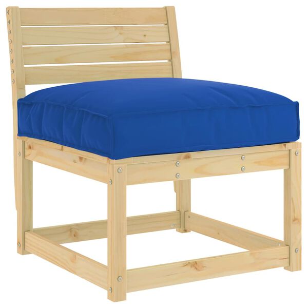 vidaXL Pallet Cushion for suitable for Seat Royal blue