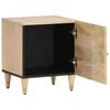 vidaXL Bedside Cabinet Bleached Natural