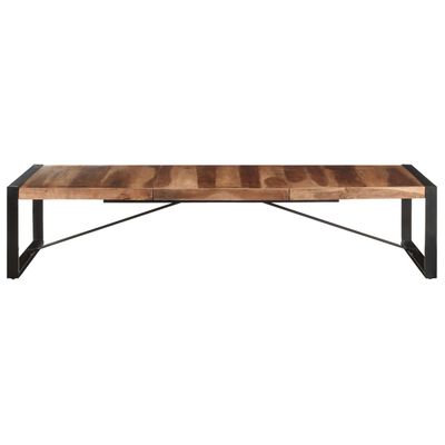 vidaXL Coffee Table 70.9"x35.4"x15.7" Solid Wood with Sheesham Finish