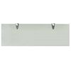 vidaXL Floating Shelf Set of 2 Frosted Tempered safety glass