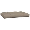 vidaXL Pallet Cushion Set of 3 Taupe Fabric (100% polyester) Large