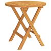 vidaXL Bistro Table Natural wood Solid acacia wood Small Folding