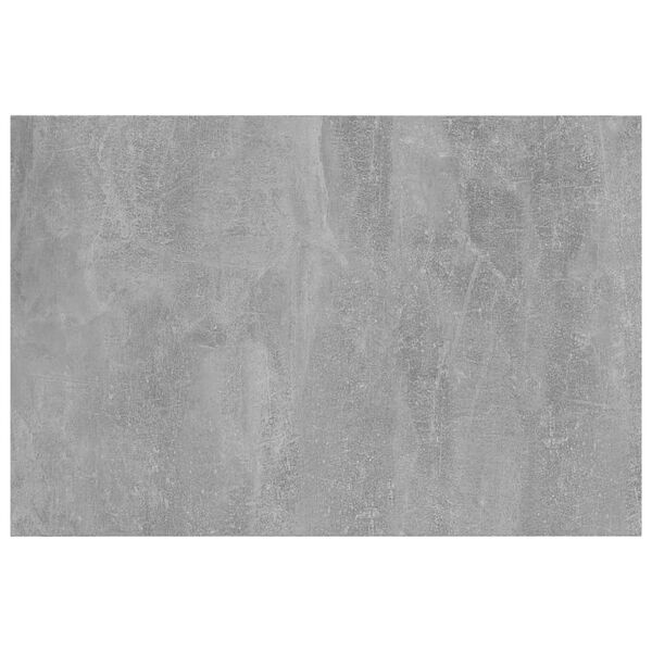 vidaXL Shelf Set of 8 Concrete grey Engineered wood 23.6 x 15.7 in