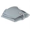 vidaXL Boat Seat Foldable Backrest No Pillow Grey 18.9x20.1x16.1"
