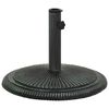 vidaXL Umbrella Base Green Cast Iron Portable Round Traditional