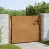 vidaXL Garden Gate 39.4x29.5" Corten Steel