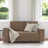 vidaXL Sofa Cappuccino 62.99 x 30.71 x 33.07 in Fabric