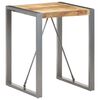 vidaXL Dining Table Natural wood and gray