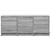 vidaXL TV Cabinet Grey Sonoma Engineered wood 38.2 x 13.4 x 15.7 in