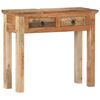 vidaXL Console Table Multicolor, Brown Variations