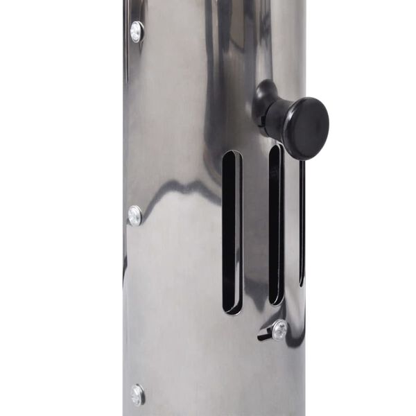 Stainless Steel Pedestal Round Charcoal BBQ Grill