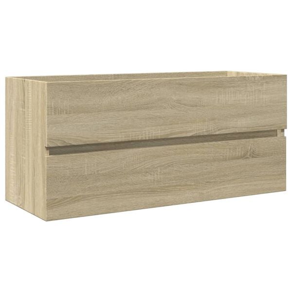 vidaXL Bathroom Sink Cabinet Sonoma Oak Engineered Wood Medium