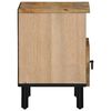 vidaXL Bedside Cabinets 2 pcs 15.7"x13"x18.1" Solid Wood Mango