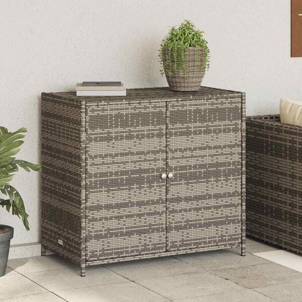vidaXL Garden Storage Cabinet Grey