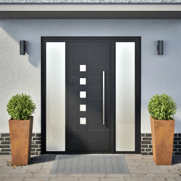 vidaXL Garden Planter Set of 2 Brown Weathering Steel Heavy Duty