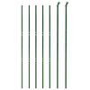 vidaXL Wire Mesh Fence Green 7.2x32.8' Galvanised Steel